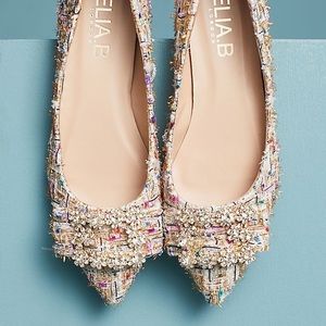 ISO - Elia B / Anthropologie Tweed Flats